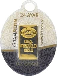 0.5 gr 24 Ayar Gram Altın ürün görseli