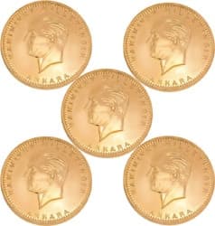 5'li Ata Lira Eski Tarihli ürün görseli