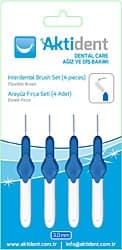 Aktident Mavi 3.0 mm 4'lü Arayüz Fırçası ürün görseli