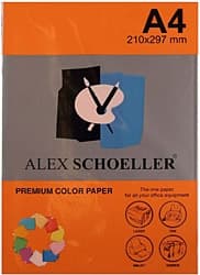 Alex Schoeller A4 80 gr 500 Yaprak Renkli Fotokopi Kağıdı Turuncu ürün görseli