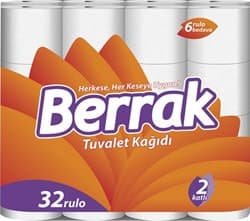 Berrak 2 Katlı 32'li Tuvalet Kağıdı ürün görseli
