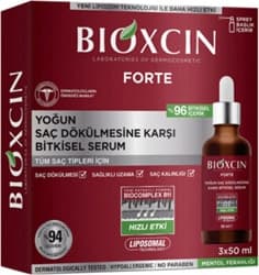 Bioxcin Forte Yoğun Saç Dökülmesine Karşı Bitkisel Serum 3x50 ml ürün görseli