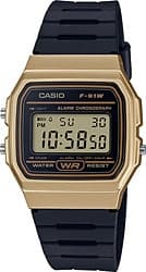 Casio Standart F-91WM-9ADF Siyah-Altın Erkek Kol Saati ürün görseli