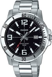 Casio Standart MTP-VD01D-1BVUDF Çelik Kordon Siyah Erkek Kol Saati ürün görseli