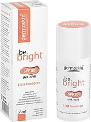 Dermoskin Be Bright SPF 50+ Medium 33 ml Likit Fondöten ürün görseli
