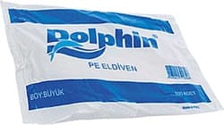 Dolphin PE Şeffaf 100'lü 10 Paket Eldiven ürün görseli
