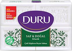 Duru Saf & Doğal Klasik 4x200 gr Banyo Sabunu ürün görseli