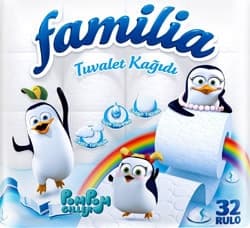 Familia Pompom Giller 32'li Tuvalet Kağıdı ürün görseli