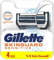Gillette Skinguard Sensitive 4'lü Yedek Tıraş Bıçağı ürün görseli