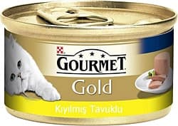 Gourmet Gold Kıyılmış Tavuklu 85 gr Yetişkin Kedi Konserve Maması ürün görseli