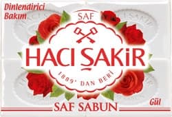 Hacı Şakir Saf Gül 4x150 gr Sabun ürün görseli