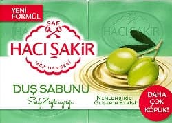 Hacı Şakir Zeytinyağı Gliserinli Saf 4x125 gr Duş Sabunu ürün görseli