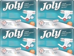 Joly Belbantlı Büyük Boy L 30'lu 4 Adet Hasta Bezi ürün görseli