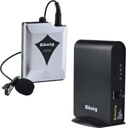 König K-301 UHF Tek Kanal Kablosuz Yaka Mikrofonu ürün görseli
