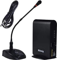 König K-301 UHF Tek Kanal Kablosuz Masa Mikrofonu ürün görseli