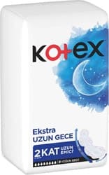 Kotex Ekstra Uzun Gece 9'lu Hijyenik Ped ürün görseli