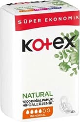 Kotex Natural Ultra Normal Hijyenik Ped 24'lü ürün görseli