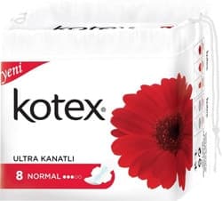 Kotex Ultra Normal Hijyenik Ped 8'li ürün görseli
