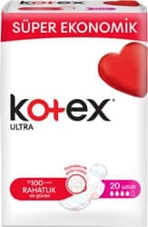 Kotex Ultra Uzun Hijyenik Ped 20'li ürün görseli