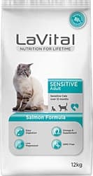 LaVital Sensitive Somonlu 12 kg Yetişkin Kedi Maması ürün görseli