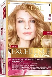 L'Oreal Paris Excellence Creme 8 Koyu Sarı Saç Boyası ürün görseli