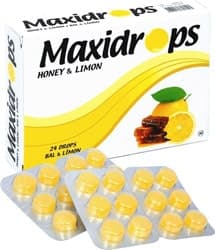 Maxidrops Bal ve Limonlu 24'lü Pastil ürün görseli