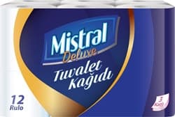 Mistral 3 Katlı 12'li Tuvalet Kağıdı ürün görseli