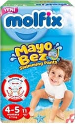 Molfix Swimming Pants 4-5 Numara 11'li Mayo Bez ürün görseli