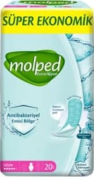 Molped Antibakteriyel Uzun 20'li Hijyenik Ped ürün görseli