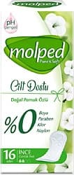 Molped Pure & Soft Cilt Dostu İnce 16'lı Günlük Ped ürün görseli