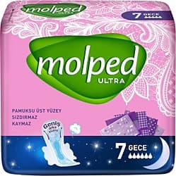 Molped Ultra Gece Hijyenik Ped 7'li ürün görseli