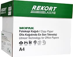 Mopak Rekort A4 80 gr 2500 Yaprak 5'li Paket Fotokopi Kağıdı ürün görseli