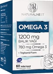NaturelNest Omega 3 1200 mg 60 Kapsül ürün görseli