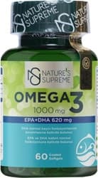Nature's Supreme Omega 3 1000 mg 60 Kapsül ürün görseli