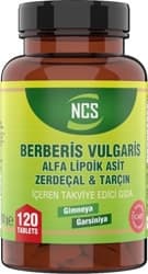 Ncs Berberis Vulgaris Alfa Lipoik Asit Zerdeçal 120 Tablet ürün görseli