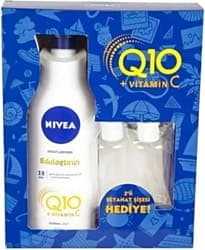 Nivea Q10 Sıkılaştırıcı Vücut Losyonu 400 ml 2'li Seyahat Şişesi ürün görseli