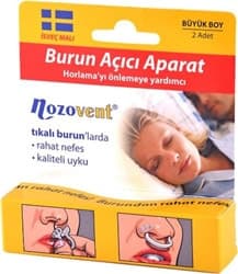 Nozovent Horlama Önleyici Büyük Boy (L) 2'li Burun Açıcı Aparat ürün görseli