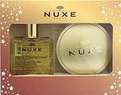 Nuxe Klasik Güzellik Seti Huile Prodigieuse Kuru Yağ 100 ml + Bronzlaştırıcı Kompakt Pudra 25 gr ürün görseli