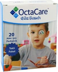 OctaCare Pediatrik Erkek 20'li Göz Kapama Bandı ürün görseli
