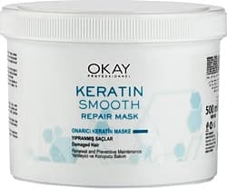 Okay Keratin Smooth Onarıcı 500 ml Saç Maskesi ürün görseli