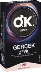 Okey Gerçek Zevk 12'li Prezervatif ürün görseli