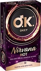 Okey Nirvana Hot 10'lu Prezervatif ürün görseli