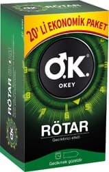 Okey Rötar 20'li Prezervatif ürün görseli