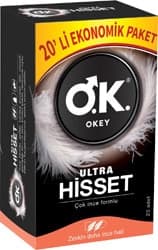 Okey Ultra Hisset 20'li Prezervatif ürün görseli