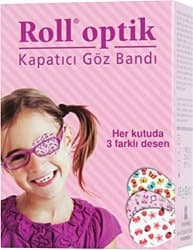Roll Optik 3 Desenli 20'li Kız Çocuk Göz Kapama Bandı ürün görseli