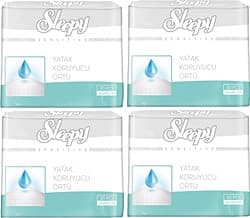 Sleepy Sensitive 60x90 cm 30 Adet 4'lü Paket Yatak Koruyucu Örtü ürün görseli