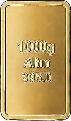 1000 gr 24 Ayar Külçe Altın ürün görseli