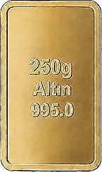 250 gr 24 Ayar Külçe Altın ürün görseli