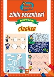 Kral Şakir - Zihin Becerileri Aktivite Kitabı - Çizgiler - Kolektif ürün görseli