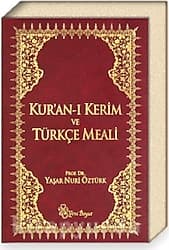 Kur'an-ı Kerim Küçük Metinli Türkçe Meali - Yaşar Nuri Öztürk ürün görseli